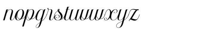 Belmantia Script Font LOWERCASE