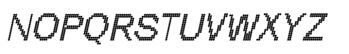 Belmein Disco Italic Font UPPERCASE