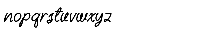Belmort Font LOWERCASE