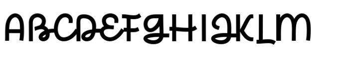 Belong Nightly Regular Font UPPERCASE