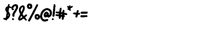 Belovya  Script Regular Font OTHER CHARS