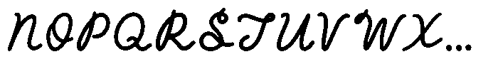 Belovya  Script Regular Font UPPERCASE