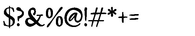 Belrose Cavellier Serif Regular Font OTHER CHARS