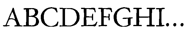 Belrose Cavellier Serif Regular Font UPPERCASE