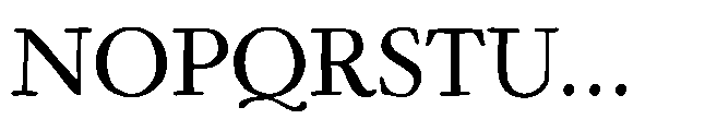 Belrose Cavellier Serif Regular Font LOWERCASE
