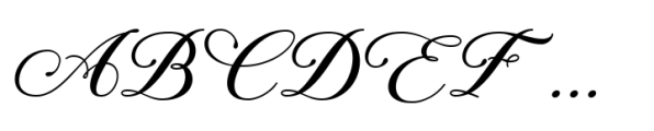 Belton Regular Font UPPERCASE