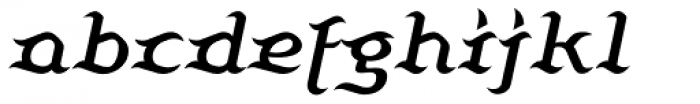 Beluga Italic Font LOWERCASE