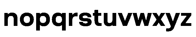 Belure Extra Bold Font LOWERCASE