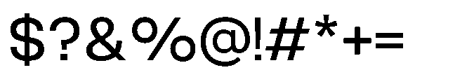 Belure Medium Font OTHER CHARS