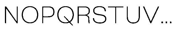 Belure Thin Font UPPERCASE