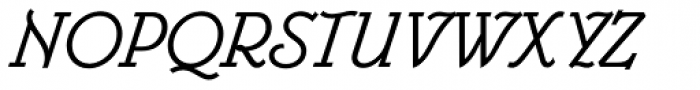 Belwe Mono Std Italic Font UPPERCASE