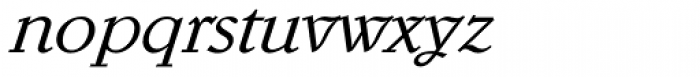 Belwe SB Light Italic Font LOWERCASE