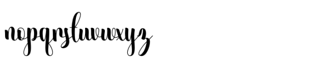 Belyna Font LOWERCASE