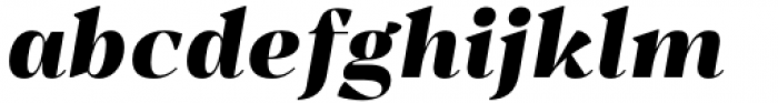 Belynos Black Italic Font LOWERCASE