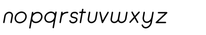 Bembem Italic Font LOWERCASE