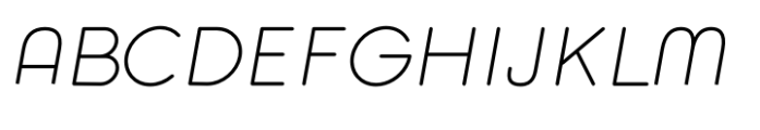 Bembem Light Italic Font UPPERCASE