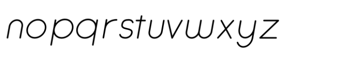 Bembem Light Italic Font LOWERCASE