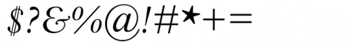Bembo Infant Italic Font OTHER CHARS
