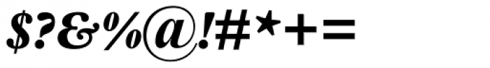 Bembo Std ExtraBold Italic Font OTHER CHARS