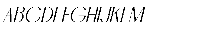 Bemgola Italic Font UPPERCASE