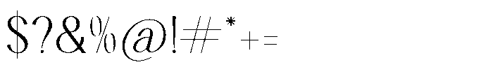 Bemgola Regular Font OTHER CHARS