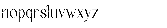 Bemgola Regular Font LOWERCASE