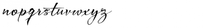 Bemol Script Font LOWERCASE