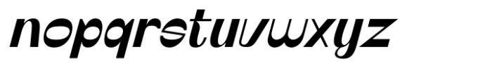 Benathio Italic Font LOWERCASE
