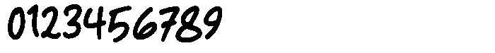 Bencord Bold Font OTHER CHARS