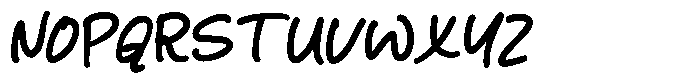 Bencord Bold Font UPPERCASE