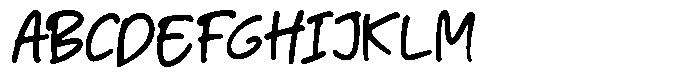 Bencord Regular Font UPPERCASE