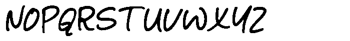 Bencord Regular Font UPPERCASE