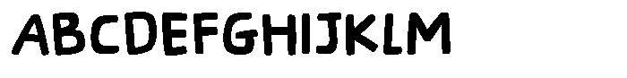 Bend Your Brain Soft Font UPPERCASE