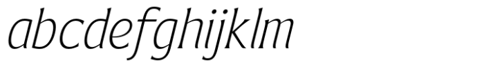 Bendara Extra Light Italic FONT