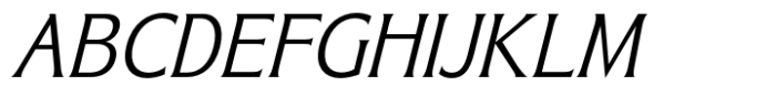 Bendara Light Italic Font UPPERCASE
