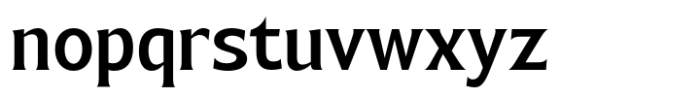 Bendara Medium Font LOWERCASE