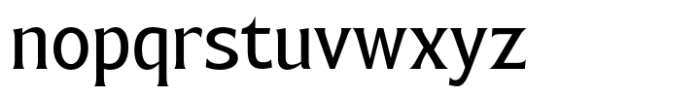 Bendara Regular Font LOWERCASE