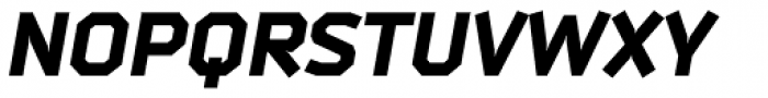 Bender Black Italic Font UPPERCASE