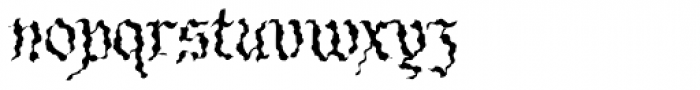 BeneCryptine Antique Font LOWERCASE