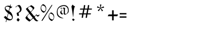 BeneCryptine Regular Font OTHER CHARS