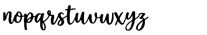 Benefits Days Font LOWERCASE