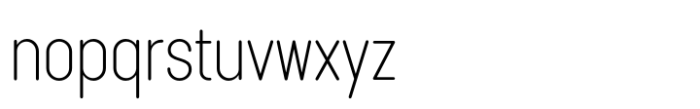 Benelux Light Font LOWERCASE