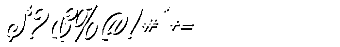 Benford Layered Font OTHER CHARS