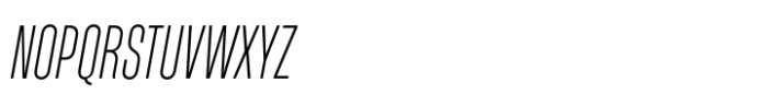 Beni Light Italic Font UPPERCASE