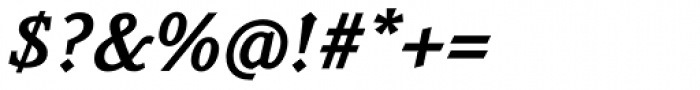 Benicia ExtraBold Italic Font OTHER CHARS