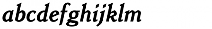 Benicia ExtraBold Italic Font LOWERCASE