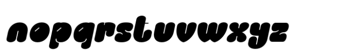 Benicio Italic Font LOWERCASE