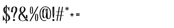 Benida Stamp Font OTHER CHARS