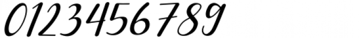 Benillia Italic Font OTHER CHARS