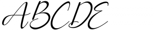 Benillia Italic Font UPPERCASE